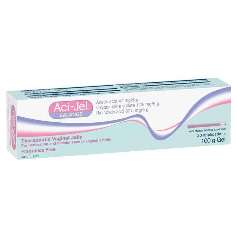 Aci-Jel pH 4 Fragrance-Free Vaginal Jelly 100g – Maintains Vaginal Acidity