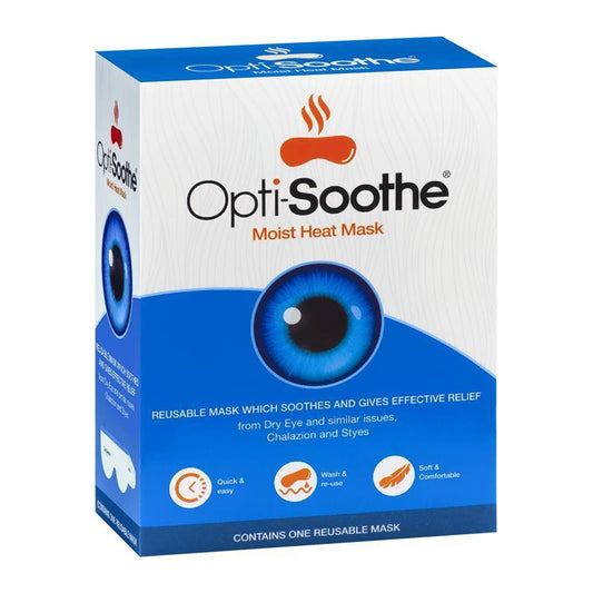 Opti-Soothe Moist Heat Mask - Reusable Relief for Dry Eye