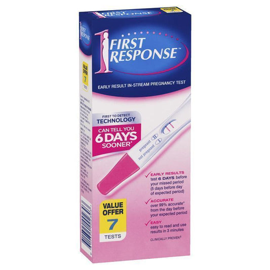 First Response Instream 7 Pregnancy Tests - Early Detection
