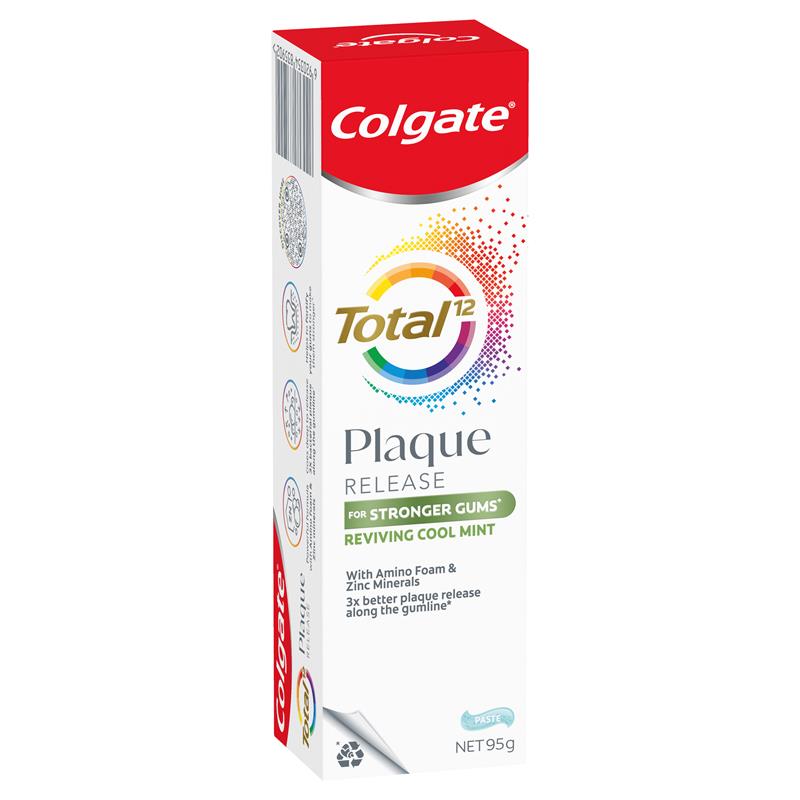 Colgate Toothpaste Total Plaque Release Reviving Cool Mint 95g