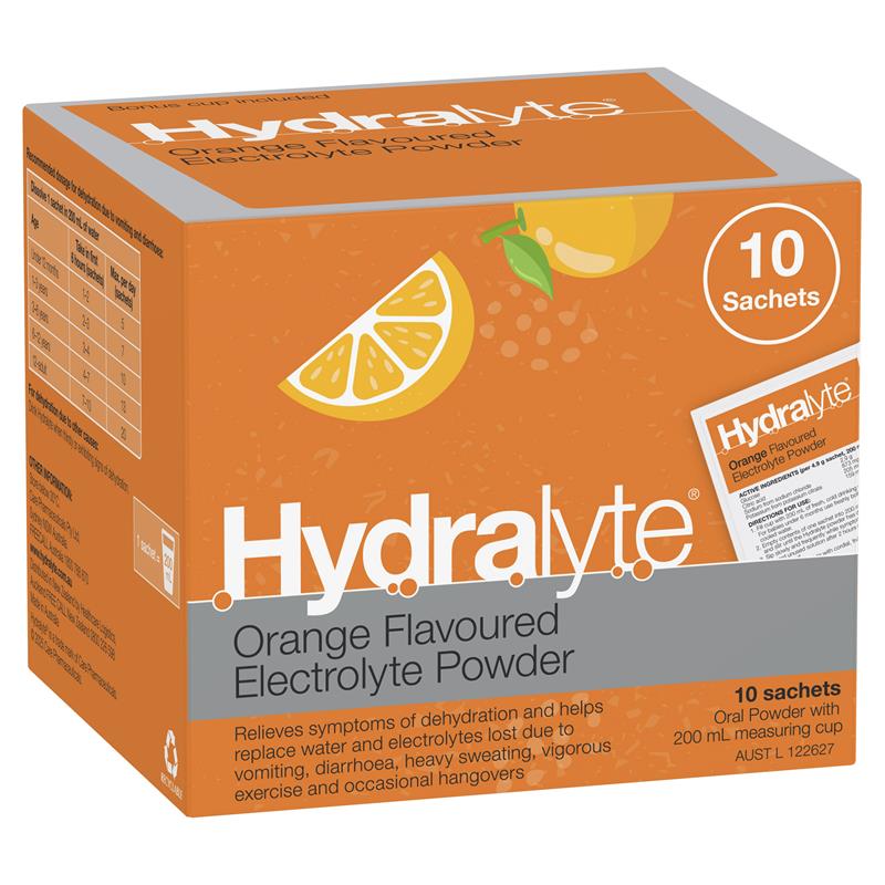 Hydralyte Powder Orange 5G X 10