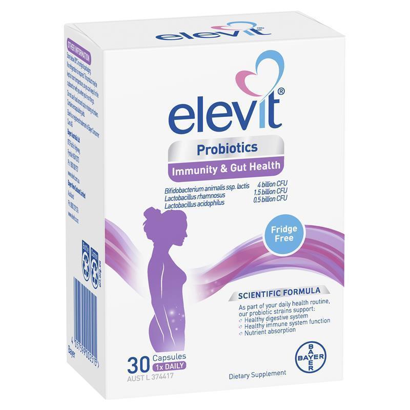 Elevit Probiotics for Immunity & Gut Health - 30 Capsules