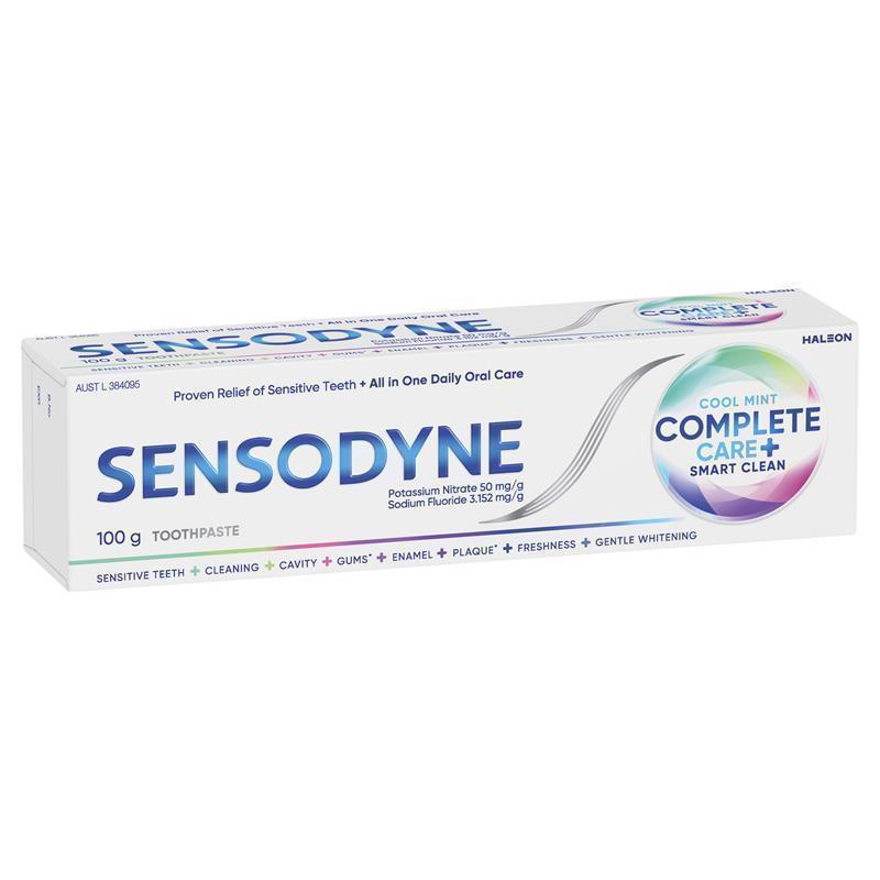 Sensodyne Toothpaste Complete Care + Smart Clean Cool Mint 100g