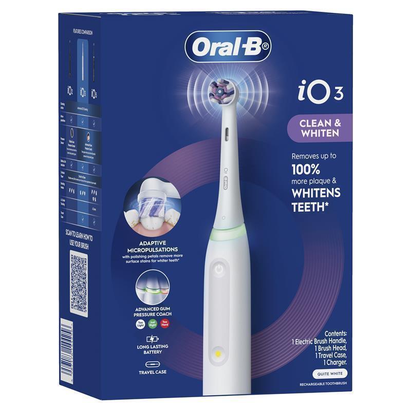 Oral-B iO Series 3 Electric Toothbrush - Clean & Whiten