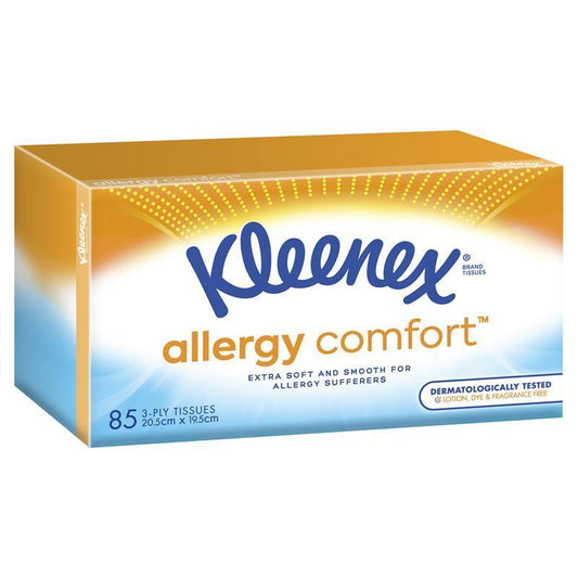 Kleenex Allergy Comfort Facial Tissues - 85 Pack