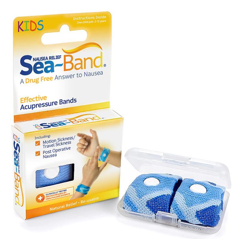 Sea-Band for Child Travel Sickness - Blue Camo