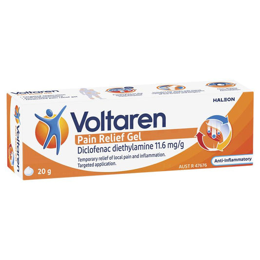 Voltaren Pain Relief Gel 20g - Targeted Pain Relief Solution