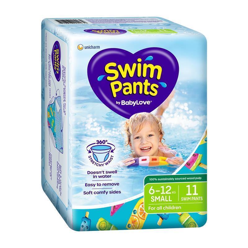 BabyLove Swim Pants Small (6-12kg) - 11 Pack for Happy Water Adventures