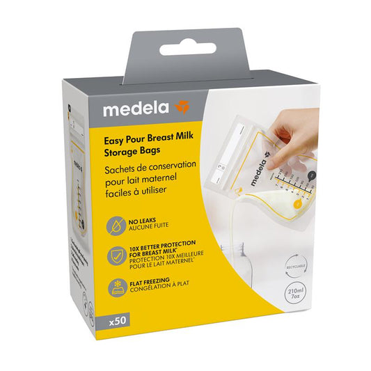 Medela Easy Pour Breast Milk Storage Bags - 50 Pack