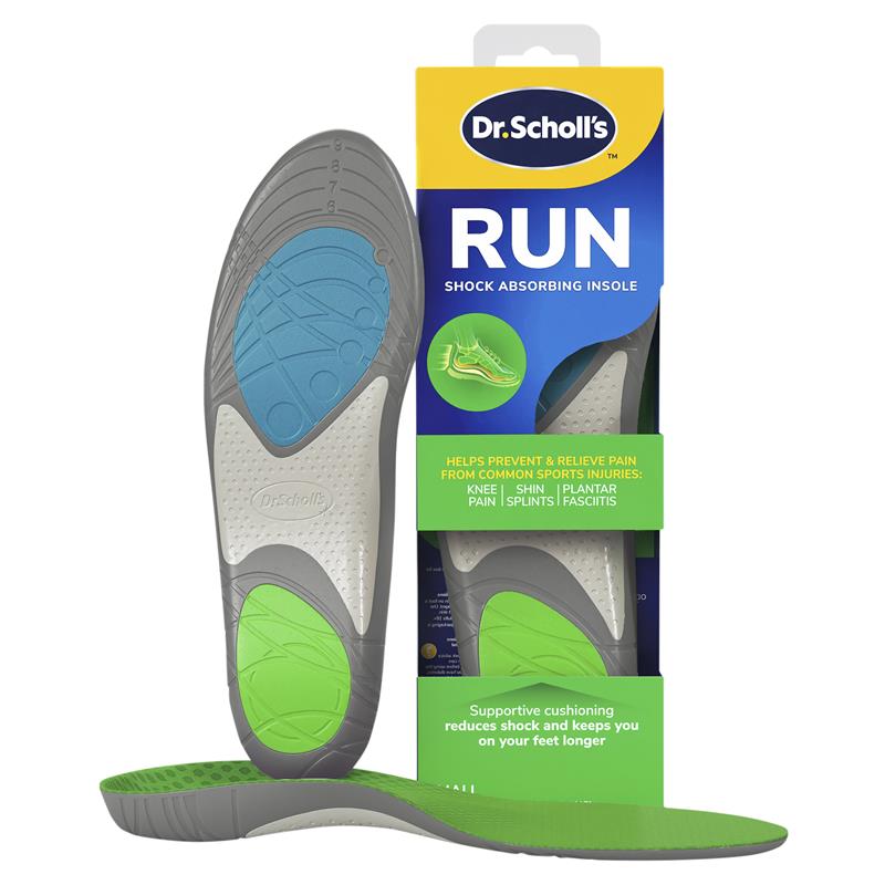 Dr. Scholl's Run Shock Absorbing Insoles - Small | Comfort for Every Step