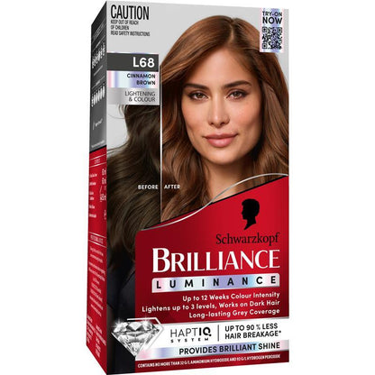 Schwarzkopf Brilliance L68 Cinnamon Brown
