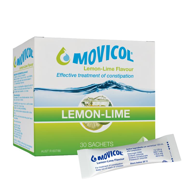 Movicol Adult Lemon Lime 30 Sachets