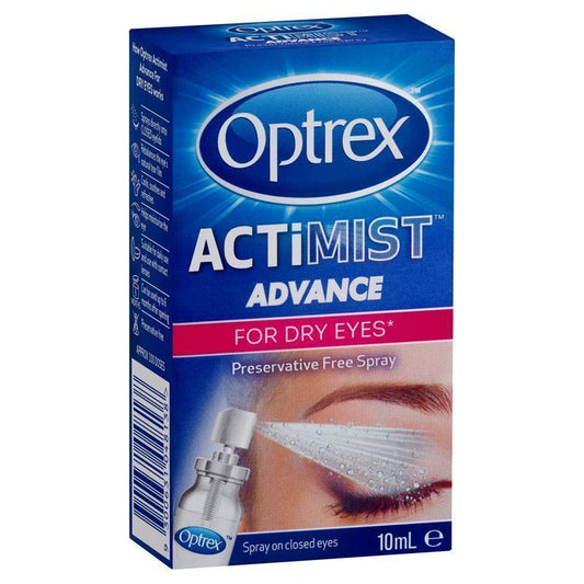 Optrex Advance Actimist Preservative Free Dry Eye Spray - 10ml