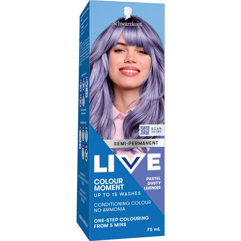 Schwarzkopf Live Colour Pastels Dusty Lavender 75ml