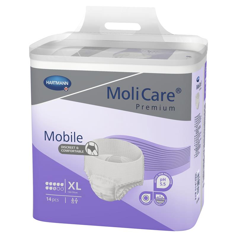 Molicare Premium Mobile 8 Drops Extra Large - 14 Pack