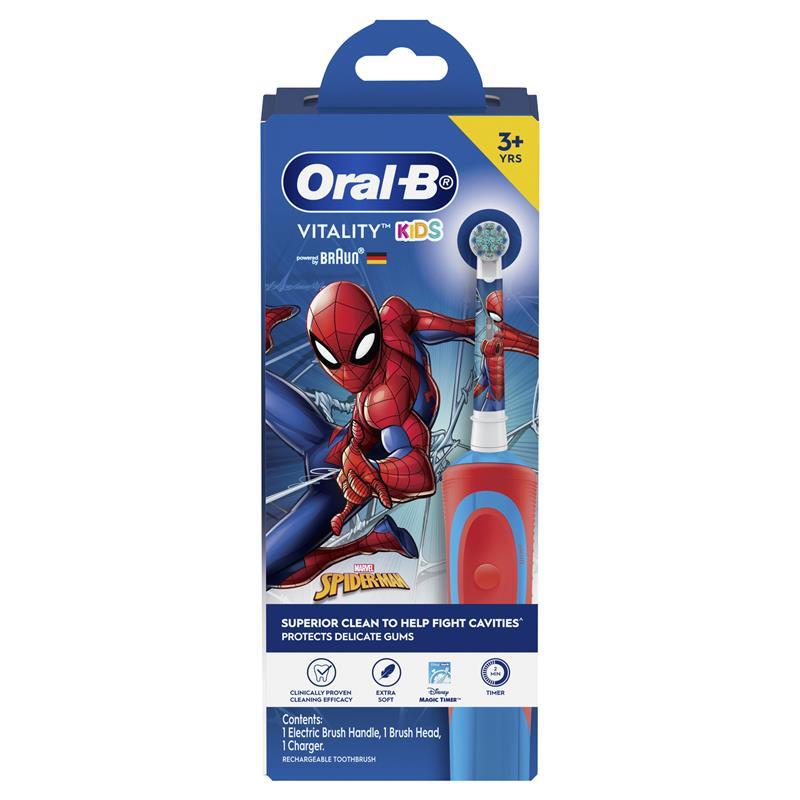 Oral-B Vitality Kids Electric Toothbrush - Spiderman Design