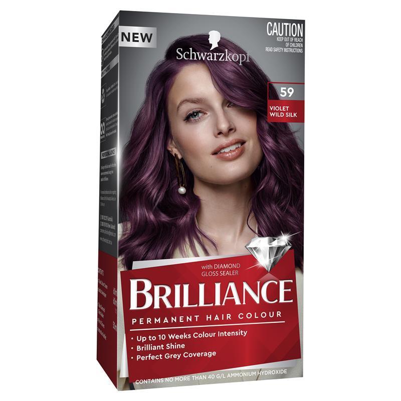 Schwarzkopf Brilliance 59 Violet Wild Silk New