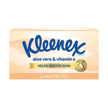 Kleenex Facial Tissues with Aloe Vera 95 Pack