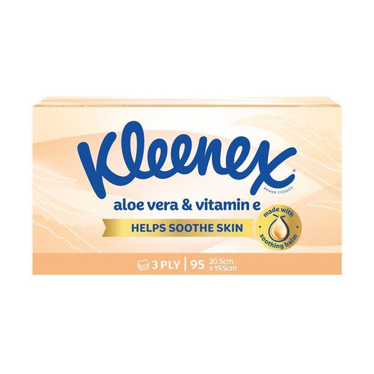 Kleenex Facial Tissues with Aloe Vera 95 Pack