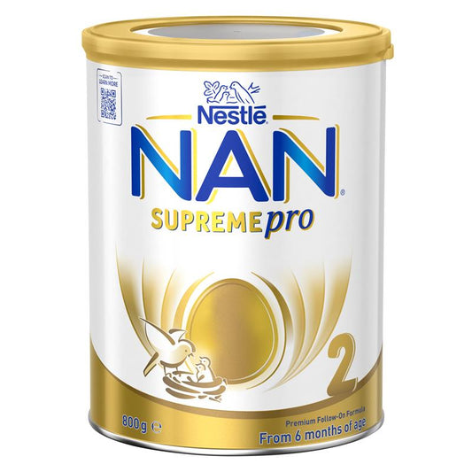 Nestle NAN SUPREMEpro 2 Premium Baby Follow-on Formula Powder (800g) - For Infants 6 to 12 Months