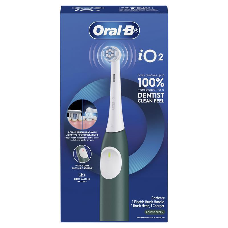 Oral-B iO Series 2 Electric Toothbrush - Forest Green