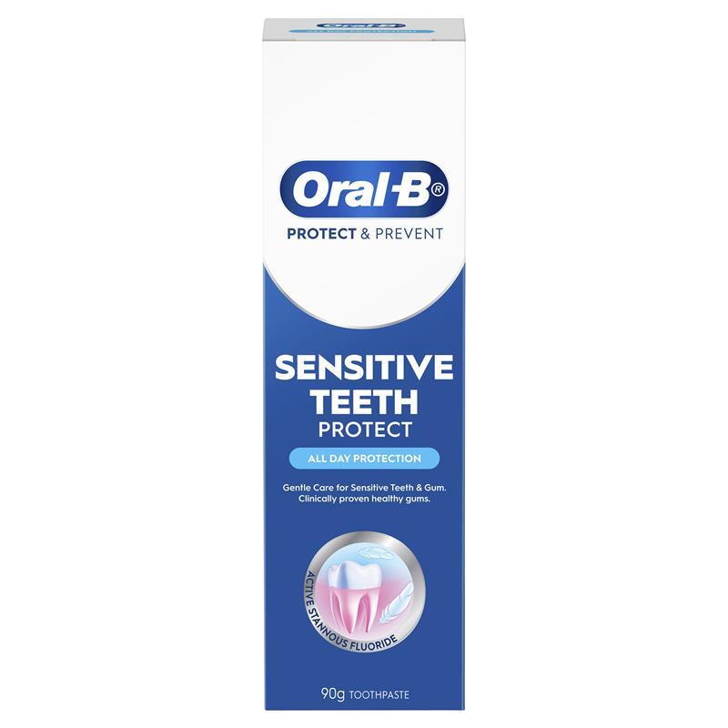 Oral-B Sensitive Teeth All Day Protection Toothpaste 90g - Mint Flavor