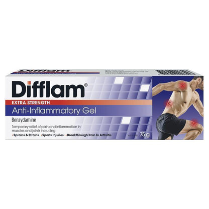 Difflam Extra Strength Anti-Inflammatory Gel 5% - 75g