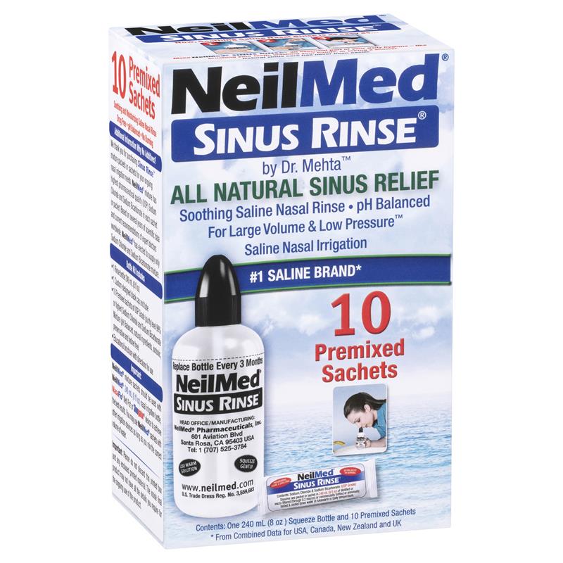 NeilMed Sinus Rinse Starter Kit 10 Sachets