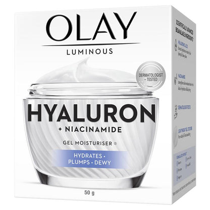 Olay Luminous Hyaluron + Niacinamide Gel Moisturiser 50g
