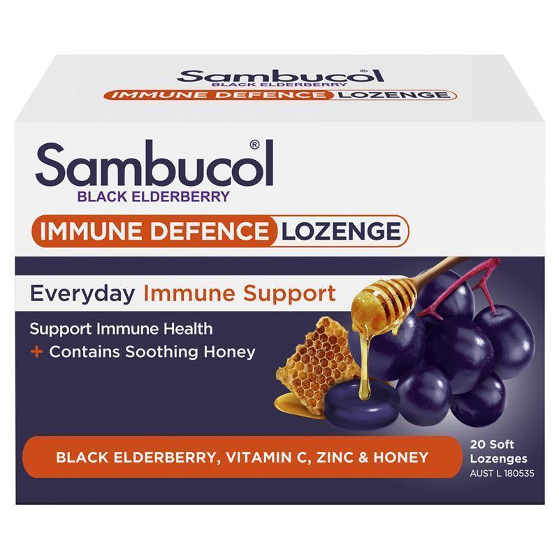 Sambucol Immune Defence- 20 throat lozenges