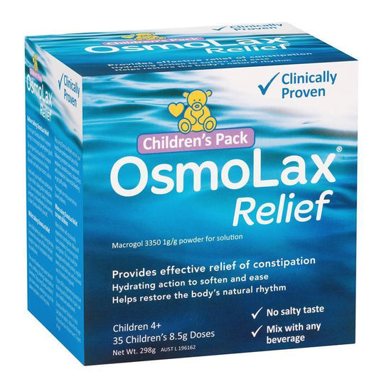 OsmoLax Relief Children's Laxative Powder 35 Dose 298g - Gentle Constipation Relief for Kids