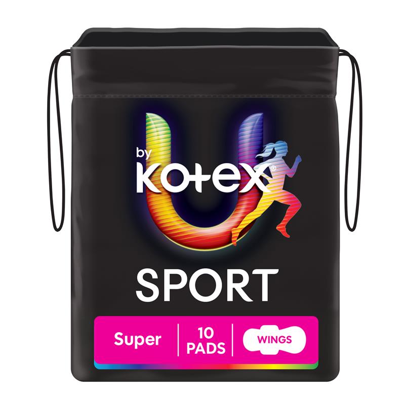U by Kotex Sport Ultrathins Pads Super 10 Pack