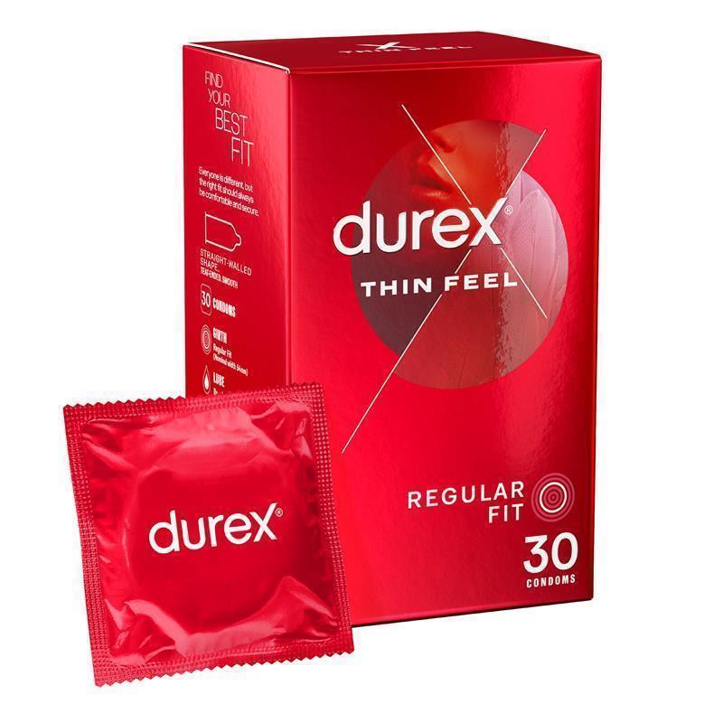 Durex Thin Feel Condoms 30 Pack - Ultimate Sensitivity & Protection