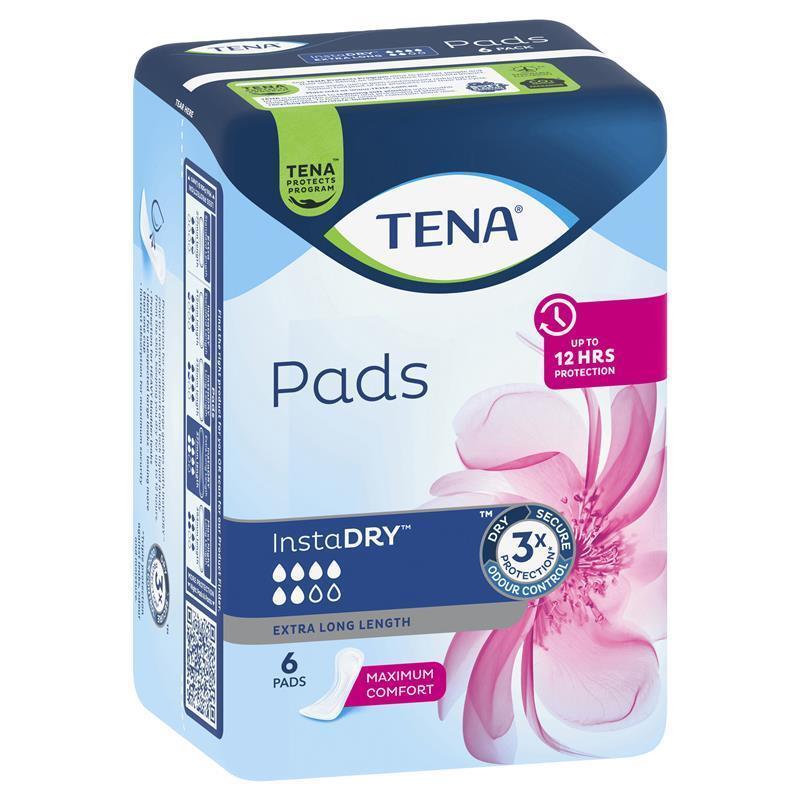TENA Pads InstaDry 6 Pack