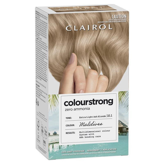 Clairol Colour Strong 10.1 Extra Light Ash Blonde - Vegan Permanent Hair Colour