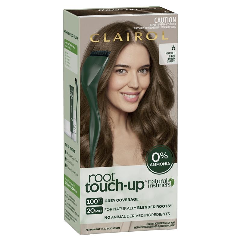 Clairol Root Touch Up Natural Instincts 6 Light Brown Permanent Hair Colour