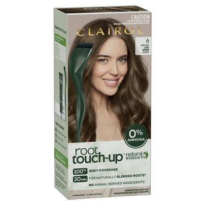 Clairol Root Touch Up Natural Instincts 6 Light Brown Permanent Hair Colour