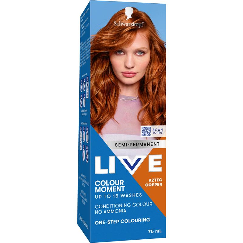 Schwarzkopf LIVE Colour Aztec Copper Semi Permanent 75ml