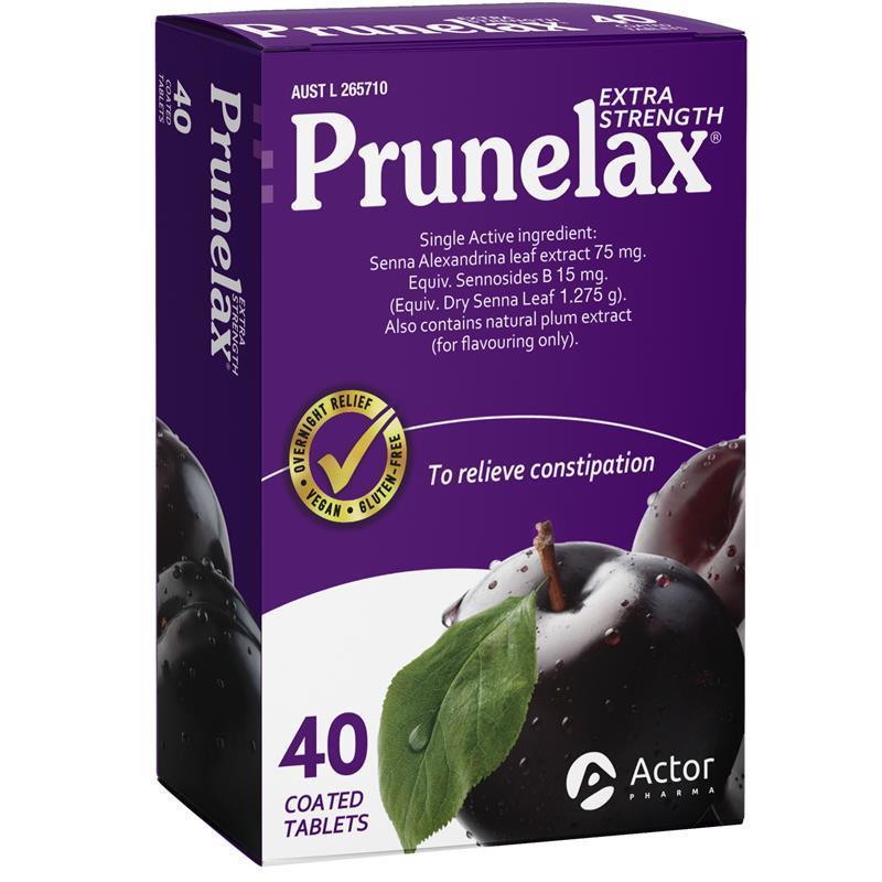 Prunelax Extra Strength Laxative Tablets 40 Count