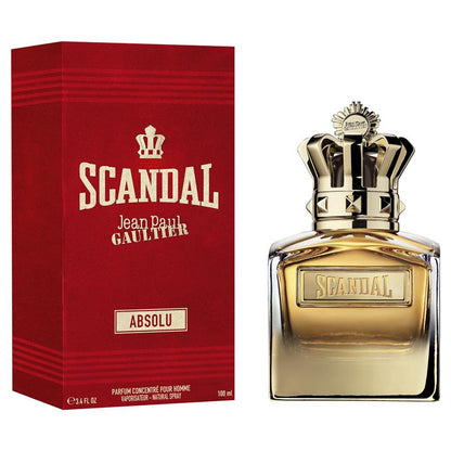 Jean Paul Gaultier Scandal Absolut Him Eau De Parfum 100ml - A Bold Woody-Gourmand Fragrance