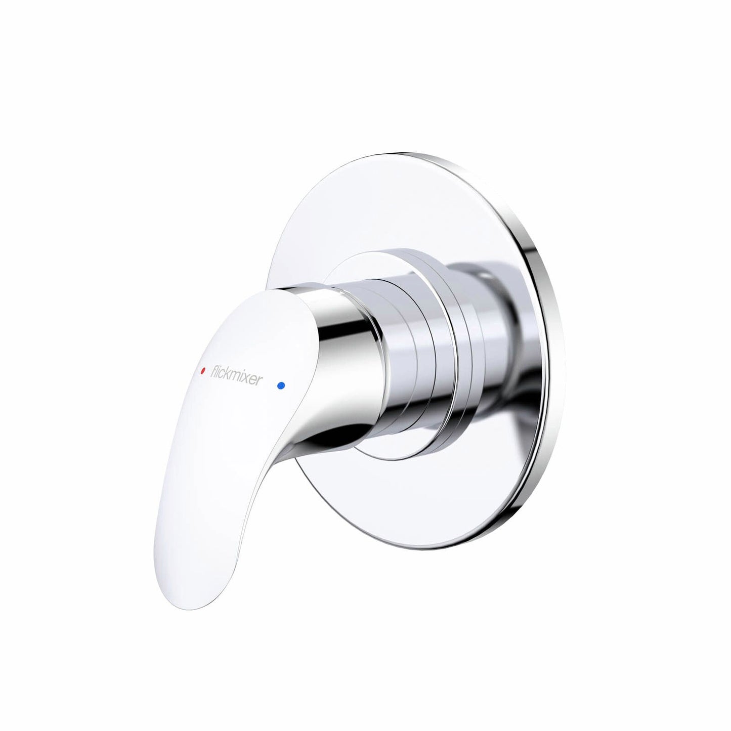 Dorf Chrome Flickmixer Bath Shower Mixer - 110 x 155mm