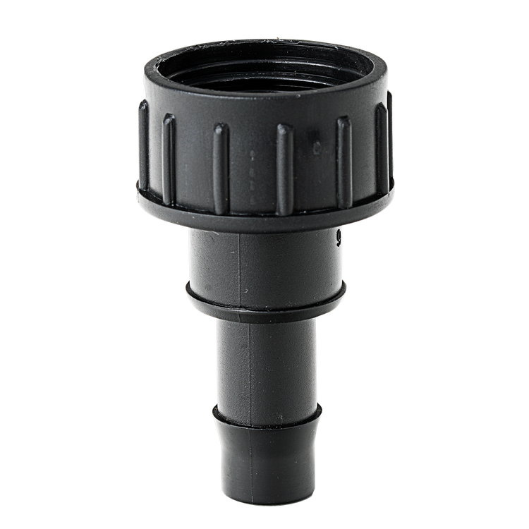 K Rain Tap Adaptor with Barb - 20mm x 13mm - 90 x 30 x 120mm