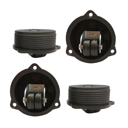 Move It Hidden Castor 4 Pack - Low Profile Nylon - 12mm Height - 150kg Load