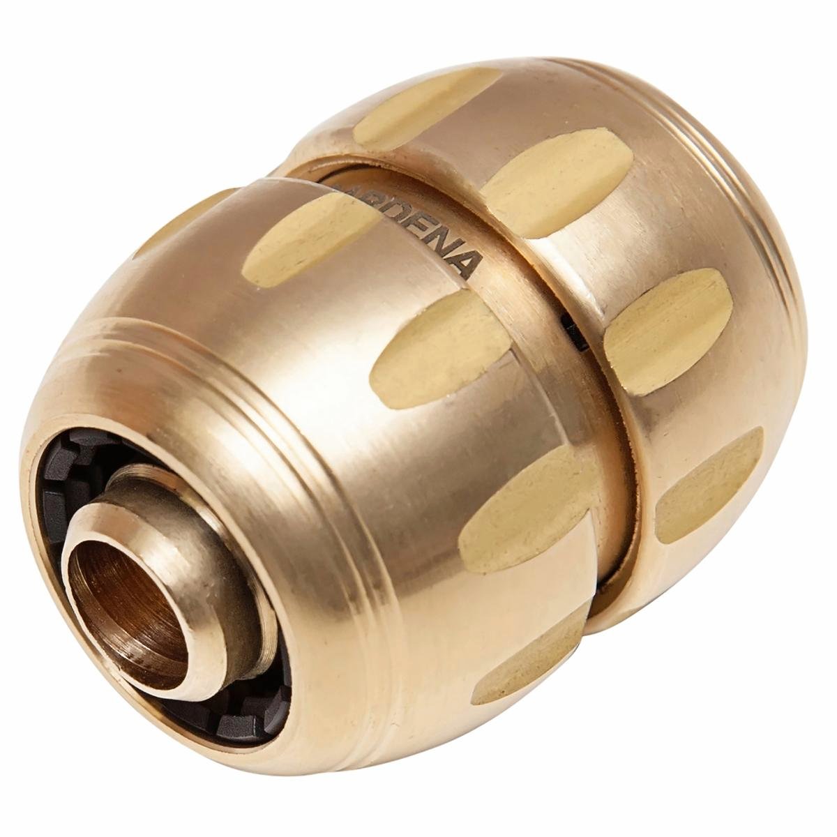 Gardena Brass Hose Joiner 13mm Solid Brass Leak-Free Connection