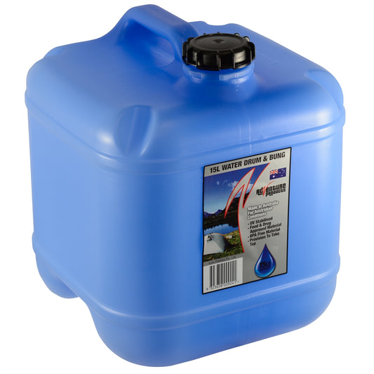 AdVenture Products 15L Blue Tint Water Storage Drum 00924-1