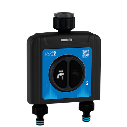 Holman bx2 Dual Outlet Bluetooth Tap Timer - 203 x 60 x 164mm