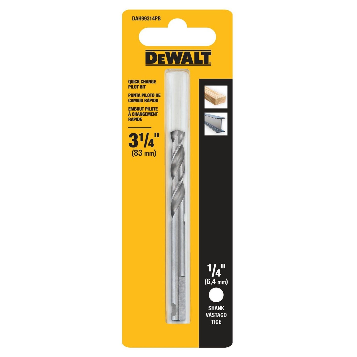 Dewalt Pilot Holesaw Bit - 83mm