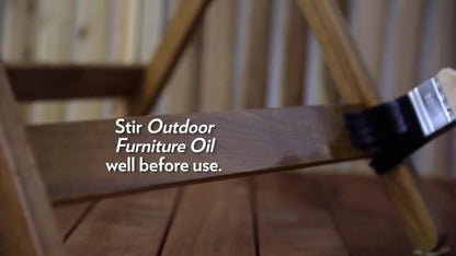 Feast Watson Outdoor Furniture Oil 300g Clear UV Protection Water Resistant