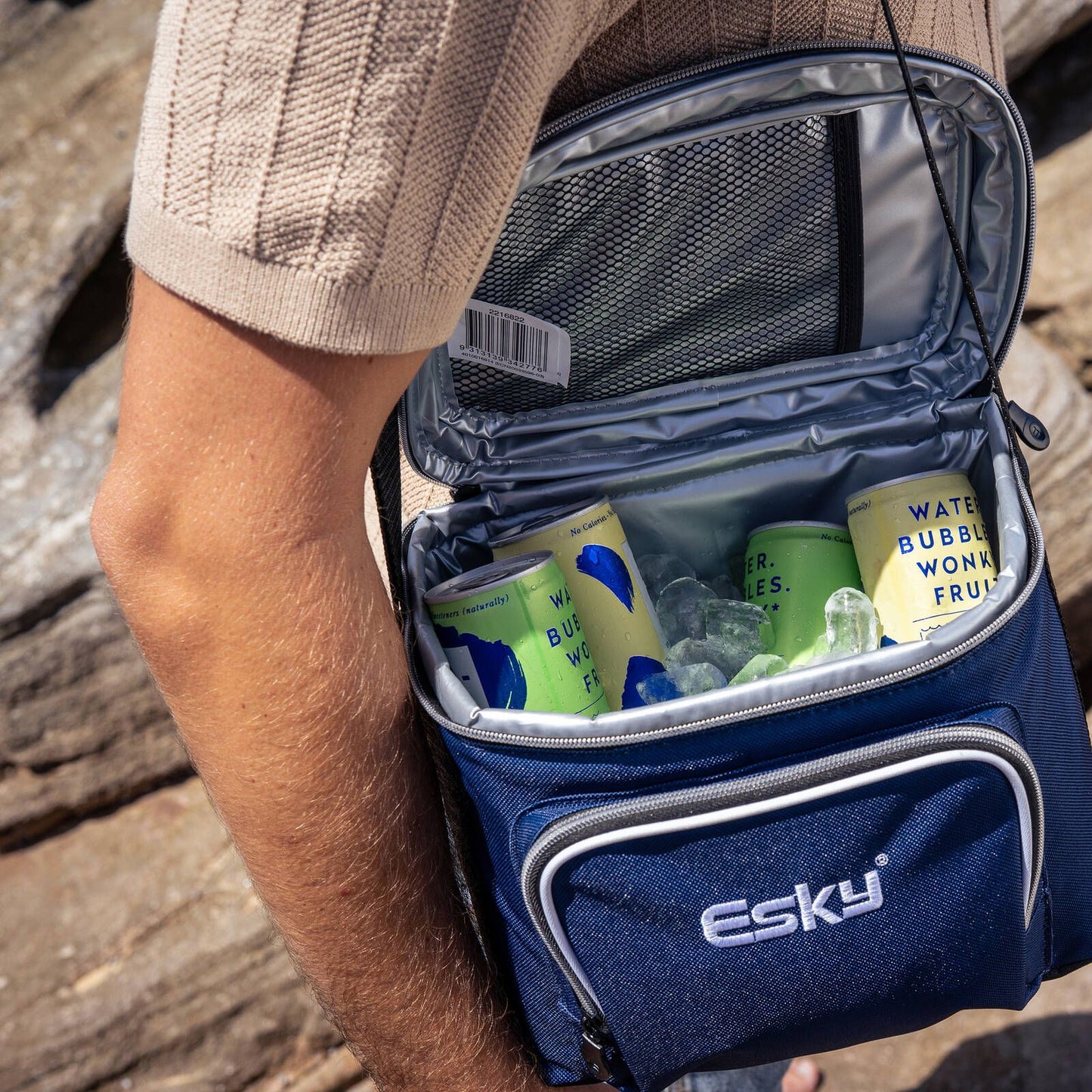 Esky 9 Can Soft Cooler Bag - Blue