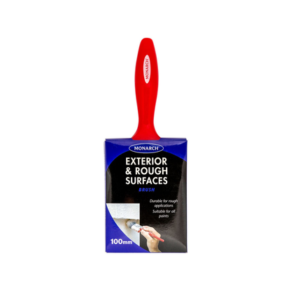 Monarch Exterior Paint Brush - 100mm - PET Filament - Coarse Surfaces